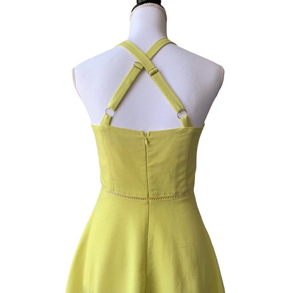 ADELYN RAE YELLOW SLEEVELESS MIDI DRESS - Picture 3 of 15